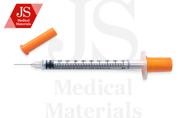 Шприц інсуліновий 1 мл 100 МО голка JS